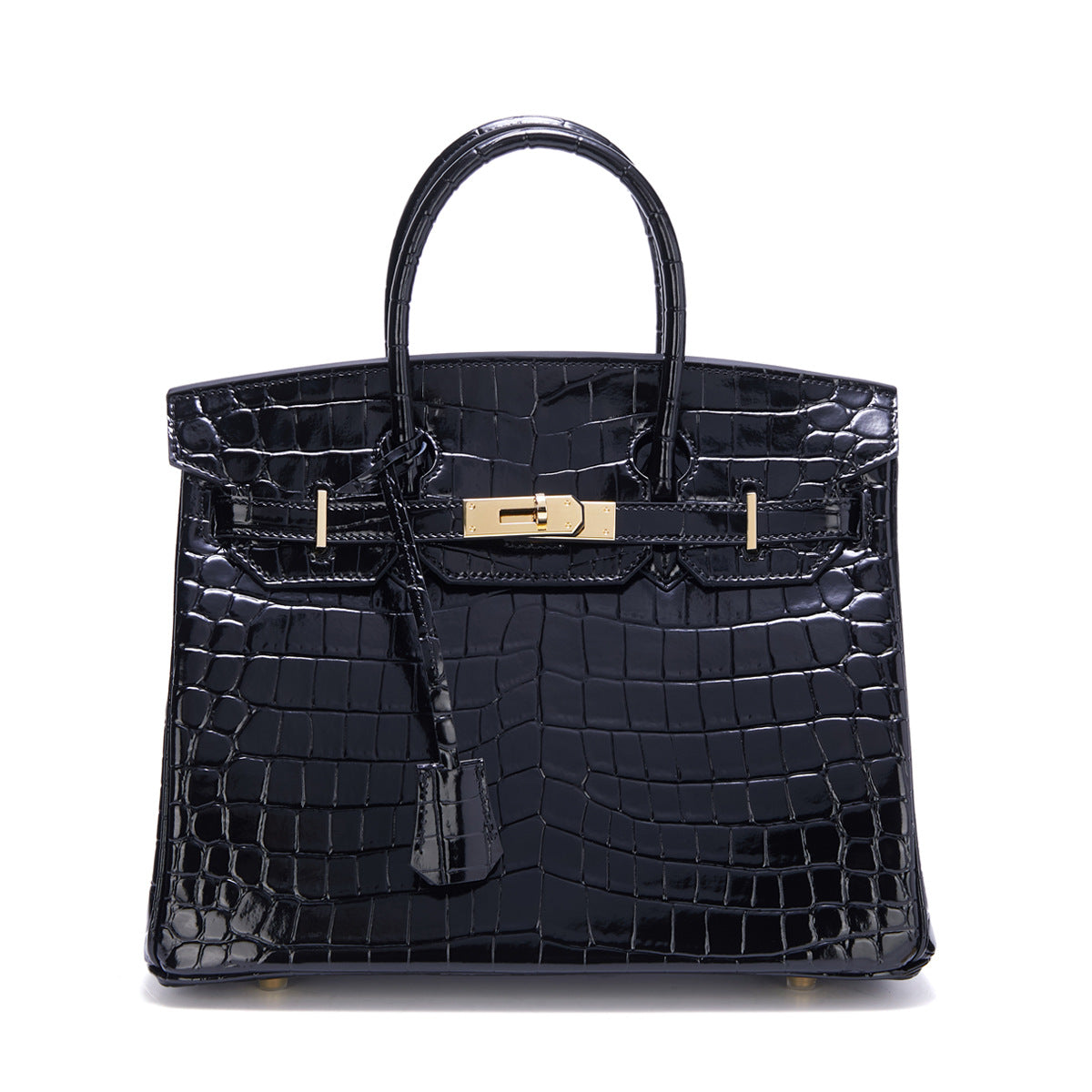 CROCO BAG « BLACK »