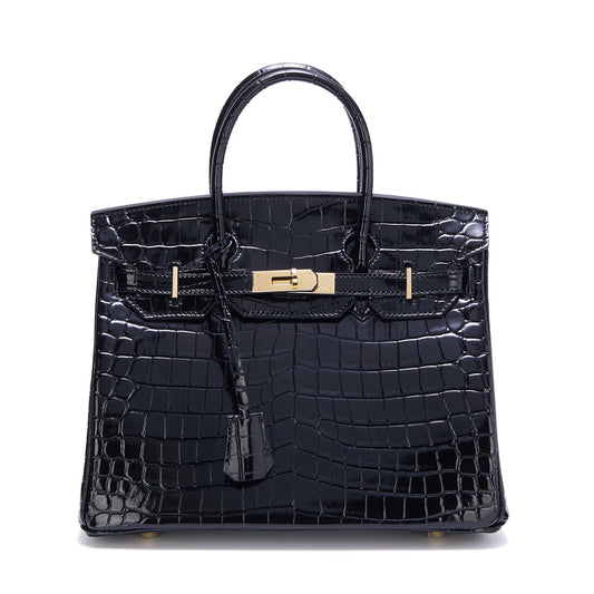 CROCO BAG « BLACK »