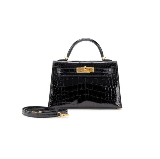 KYLIE « CROCO NOIR »