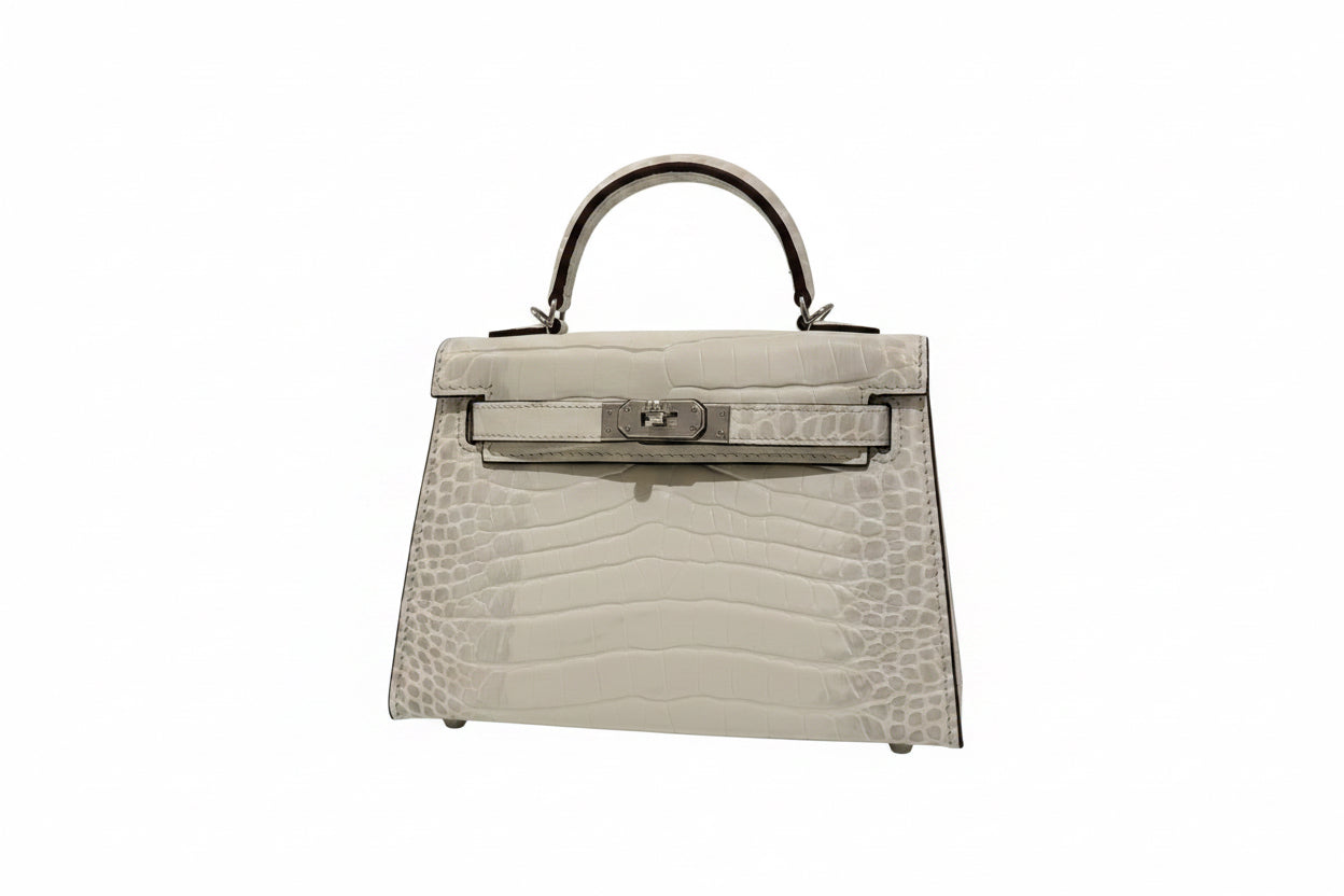 KYLIE « CROCO BLANC »