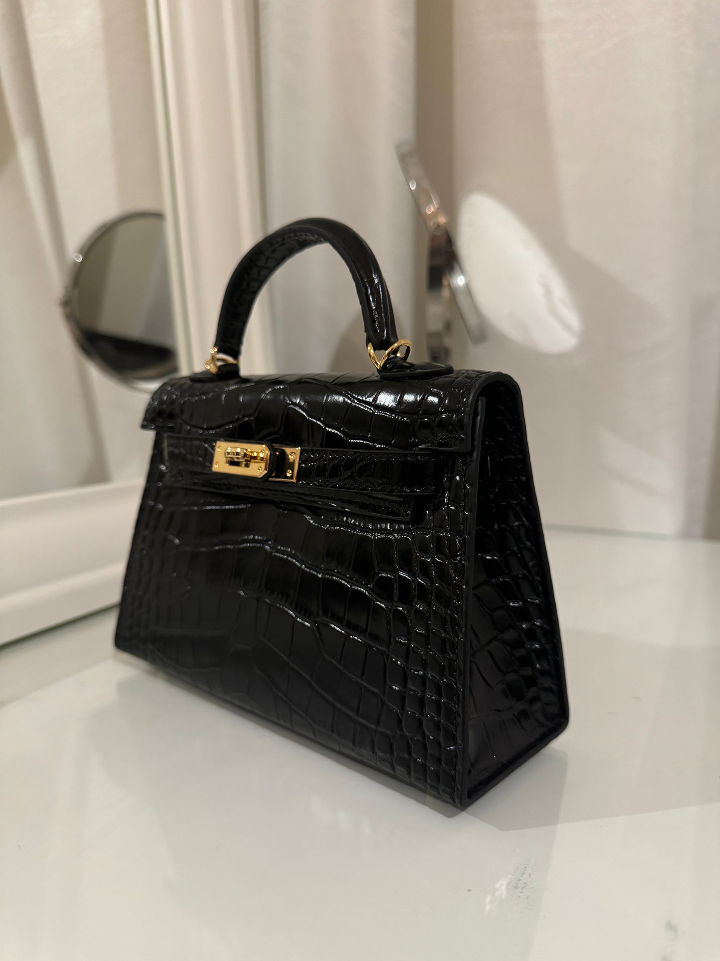 KYLIE « CROCO NOIR »